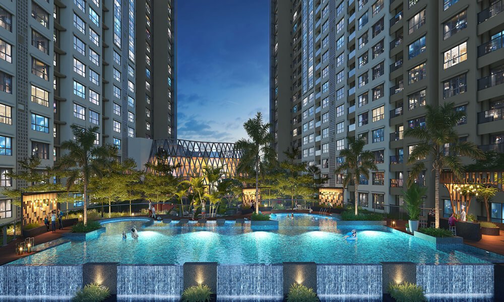 swimming pool at sejal goregaon